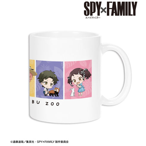 『SPY×FAMILY』東武動物公園コラボ 集合 ちびキャラ マグカップ ver.B